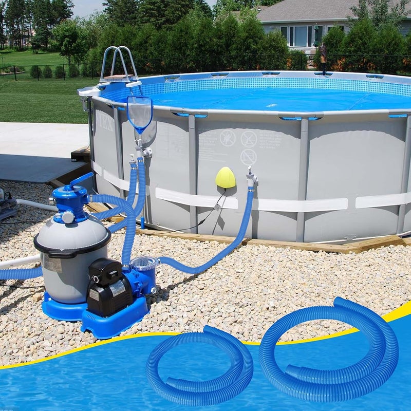 Picatu 4 Pcs 1.25" Pool Hose, 59" Long Accessory Pool Pump Replacement Hoses, Compatible with All Above Ground Pool Filter Pumps that Use 1 1/4 Diameter Hoses - Image 5